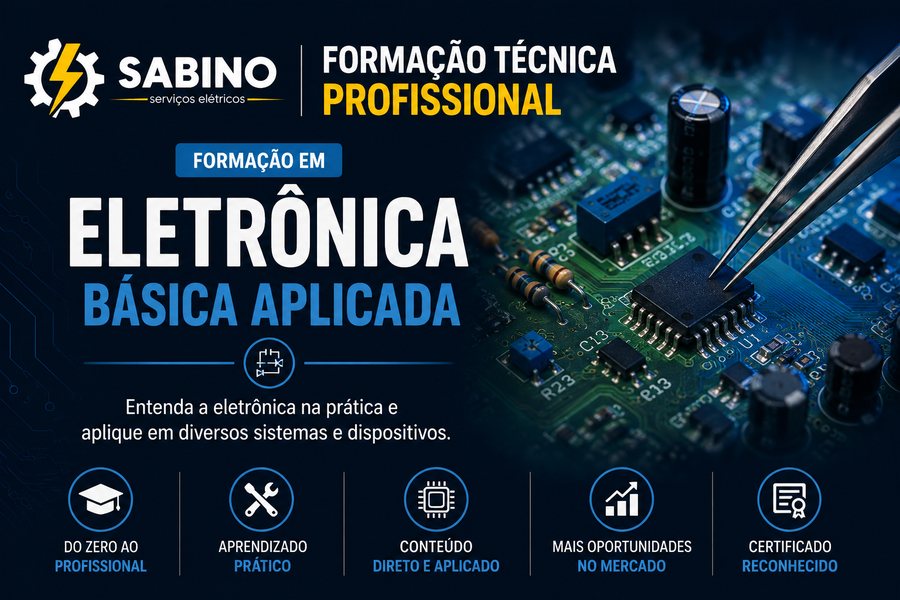 Capa da Formação em Eletrônica Básica Aplicada