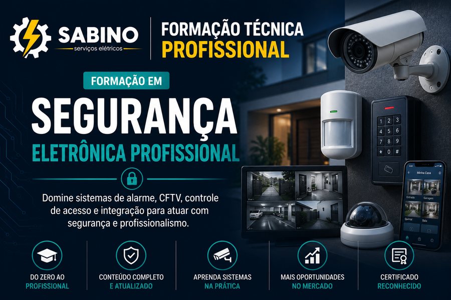 Capa da Formação em Segurança Eletrônica Profissional
